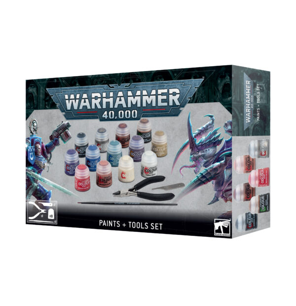 COFFRET WARHAMMER 40K Peintures + Outils