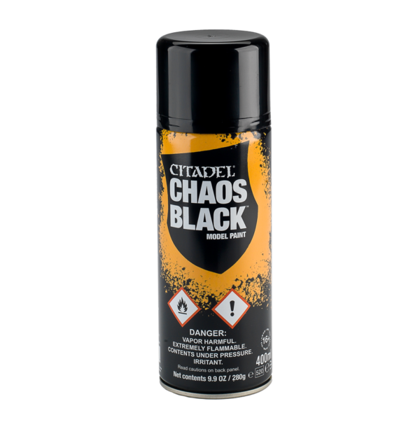 CHAOS BLACK SPRAY PAINT